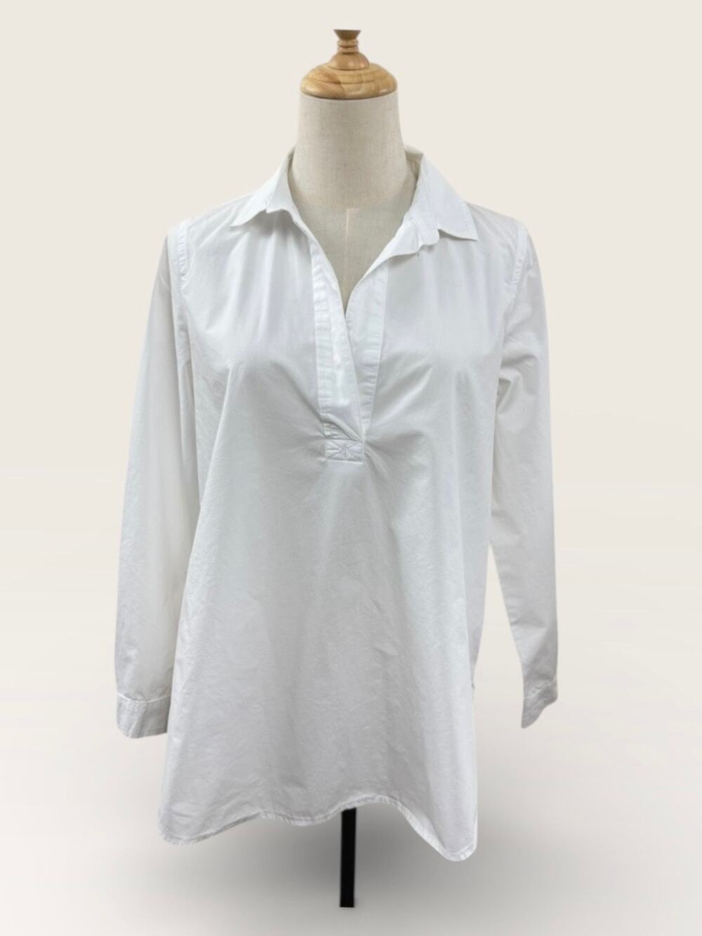 NWT Vineyard Vines White Split Neck Tunic, Size Small